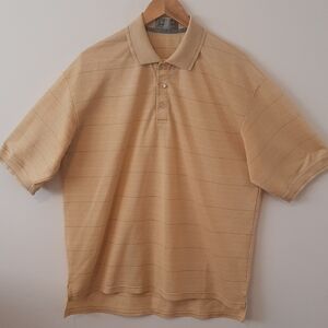Descents Men's Tan Polo Shirt size large
